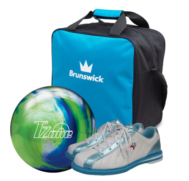 Bowling ball, shoes and bag - sporting goods - by owner - sale